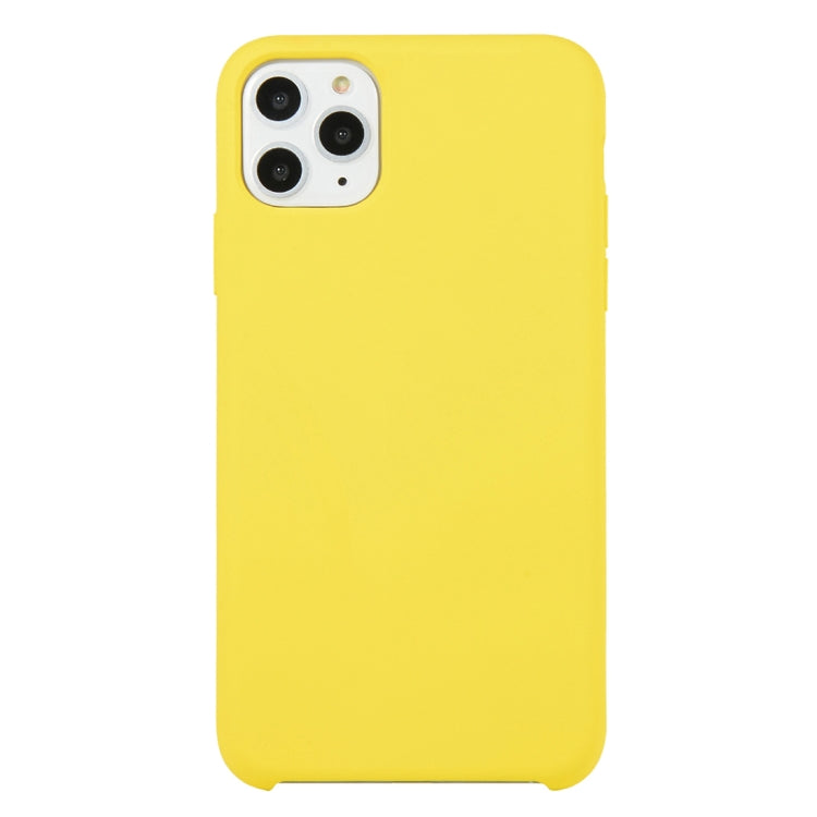 For iPhone 11 Solid Color Solid Silicone  Shockproof Case (Hibiscus Pink), For iPhone 11 Pro Max, For iPhone 11 Pro, For iPhone 11
