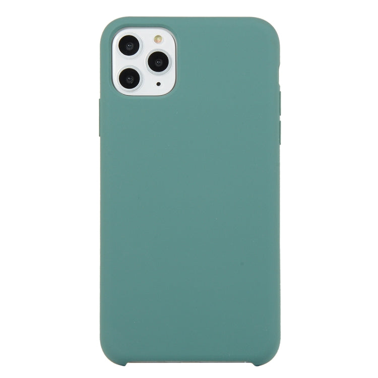 For iPhone 11 Solid Color Solid Silicone  Shockproof Case (Hibiscus Pink), For iPhone 11 Pro Max, For iPhone 11 Pro, For iPhone 11