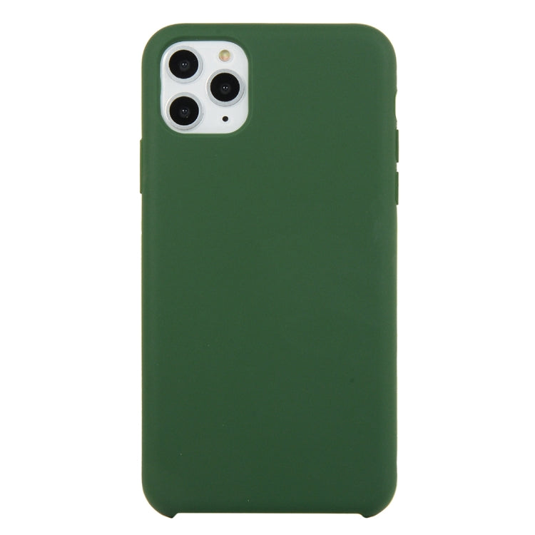 For iPhone 11 Solid Color Solid Silicone  Shockproof Case (Hibiscus Pink), For iPhone 11 Pro Max, For iPhone 11 Pro, For iPhone 11