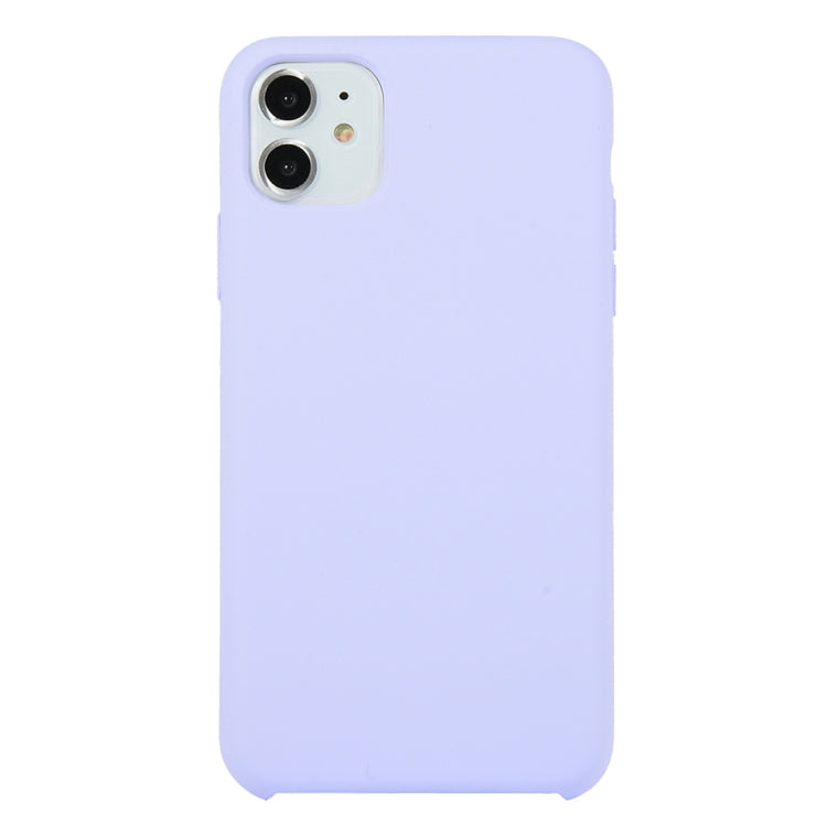 For iPhone 11 Solid Color Solid Silicone  Shockproof Case (Hibiscus Pink), For iPhone 11 Pro Max, For iPhone 11 Pro, For iPhone 11