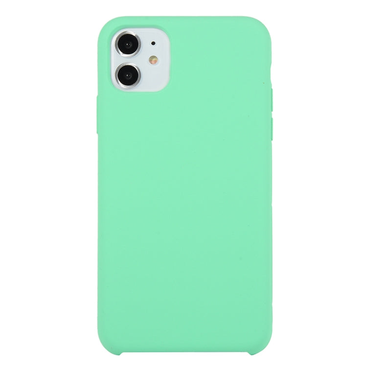 For iPhone 11 Solid Color Solid Silicone  Shockproof Case (Hibiscus Pink), For iPhone 11 Pro Max, For iPhone 11 Pro, For iPhone 11