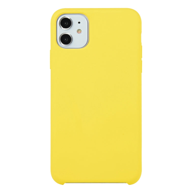 For iPhone 11 Solid Color Solid Silicone  Shockproof Case (Hibiscus Pink), For iPhone 11 Pro Max, For iPhone 11 Pro, For iPhone 11