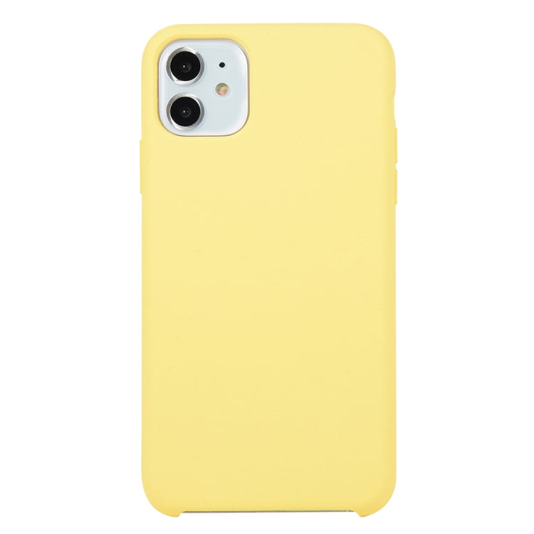 For iPhone 11 Solid Color Solid Silicone  Shockproof Case (Hibiscus Pink), For iPhone 11 Pro, For iPhone 11 Pro Max, For iPhone 11