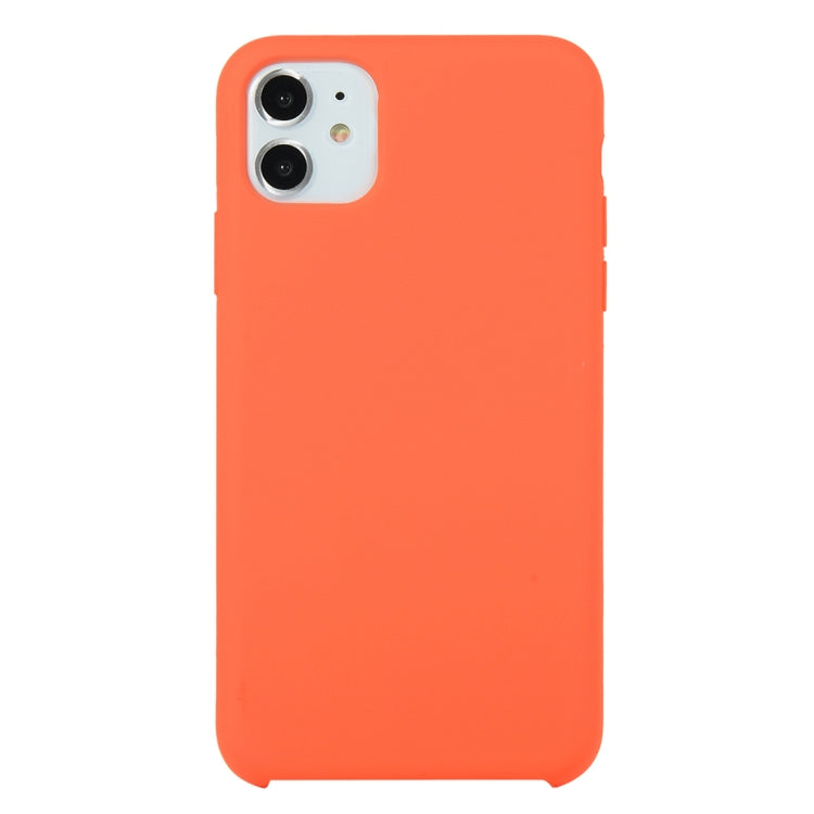 For iPhone 11 Solid Color Solid Silicone  Shockproof Case (Hibiscus Pink), For iPhone 11 Pro, For iPhone 11 Pro Max, For iPhone 11