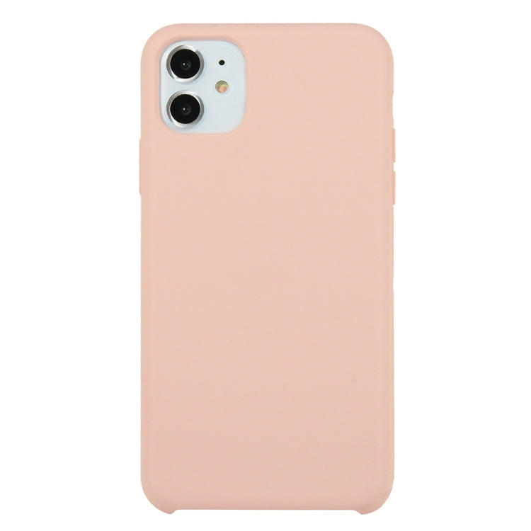 For iPhone 11 Solid Color Solid Silicone  Shockproof Case (Hibiscus Pink), For iPhone 11 Pro, For iPhone 11 Pro Max, For iPhone 11