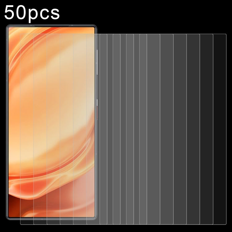 50pcs 0.26mm 9H 2.5D Tempered Glass Film, For Huawei nova 10 Youth (50 PCS), For OnePlus Ace 2V(50 PCS), For Honor Magic5 Ultimate(50 PCS), For Ulefone Power Armor 19T(50 PCS), For ZTE nubia Z50 Ultra(50 PCS), For Tecno Spark 10 Pro(50 PCS)