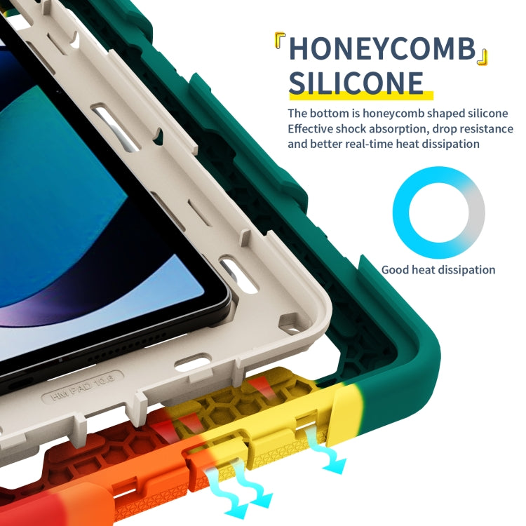 Armor Contrast Color Silicone + PC Tablet Case