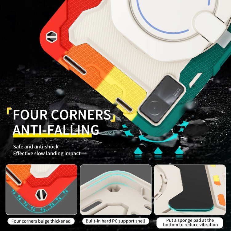 Armor Contrast Color Silicone + PC Tablet Case