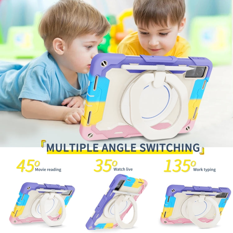 Armor Contrast Color Silicone + PC Tablet Case