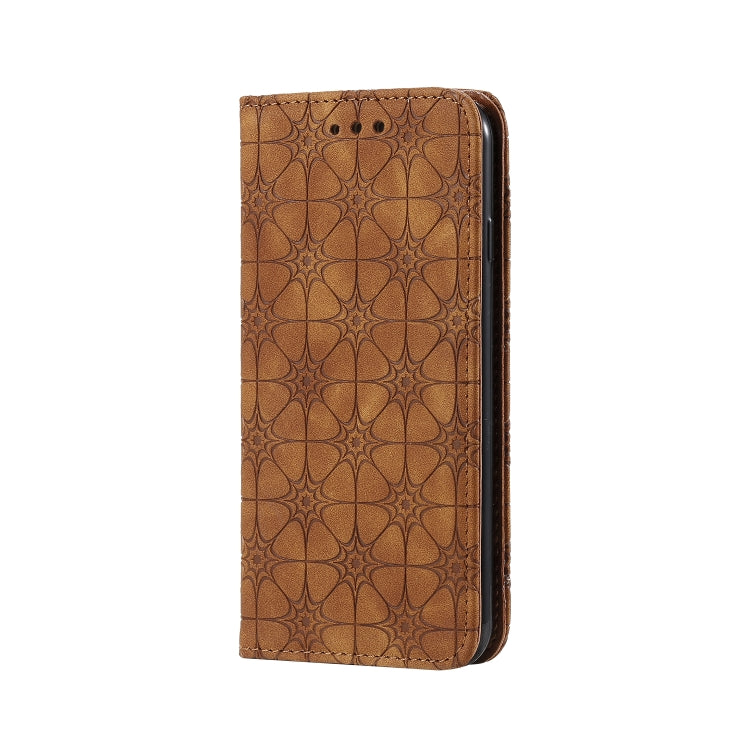 Lucky Flowers Embossing Pattern Magnetic Horizontal Flip Leather Case with Holder & Card Slots, For iPhone 6 / 6s, For iPhone 6 Plus, For iPhone X / XS, For iPhone XR, For iPhone XS Max, For Huawei P Smart Z/Y9 Pime(2019), For Huawei Honor Play 9A