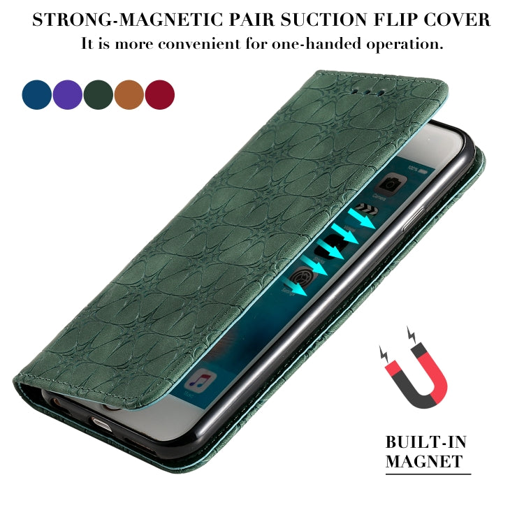 Lucky Flowers Embossing Pattern Magnetic Horizontal Flip Leather Case with Holder & Card Slots, For iPhone 6 / 6s, For iPhone 6 Plus, For iPhone X / XS, For iPhone XR, For iPhone XS Max, For Huawei P Smart Z/Y9 Pime(2019), For Huawei Honor Play 9A