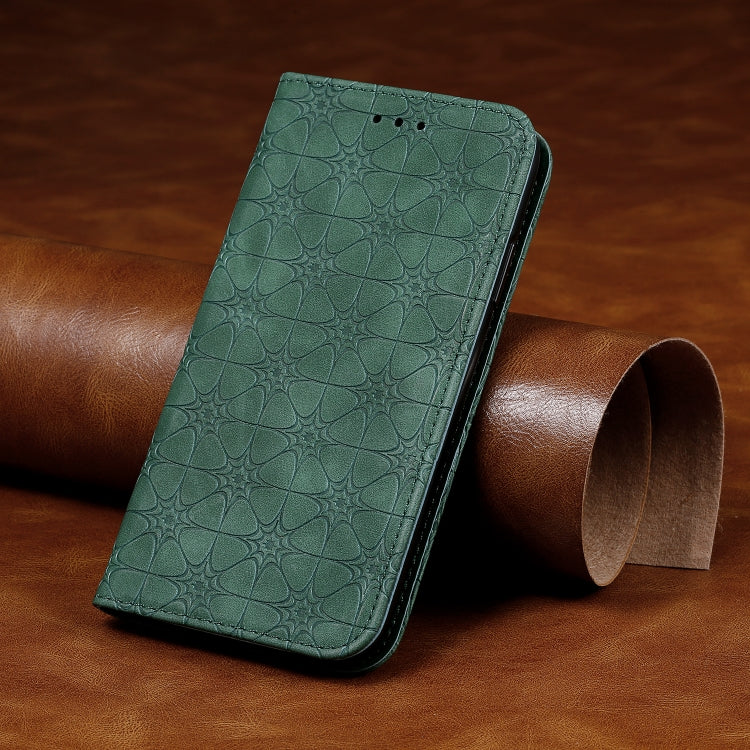 Lucky Flowers Embossing Pattern Magnetic Horizontal Flip Leather Case with Holder & Card Slots, For iPhone 6 / 6s, For iPhone 6 Plus, For iPhone X / XS, For iPhone XR, For iPhone XS Max, For Huawei P Smart Z/Y9 Pime(2019), For Huawei Honor Play 9A