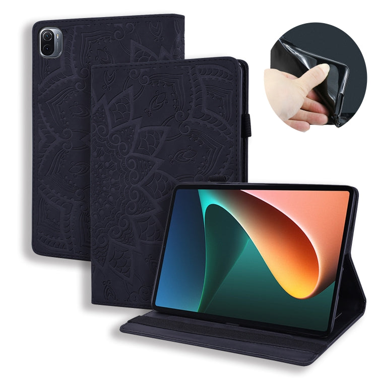 Calf Texture Embossed Flip Leather Tablet Case