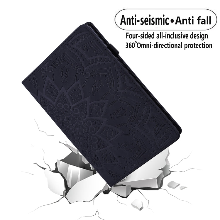 Calf Texture Embossed Flip Leather Tablet Case