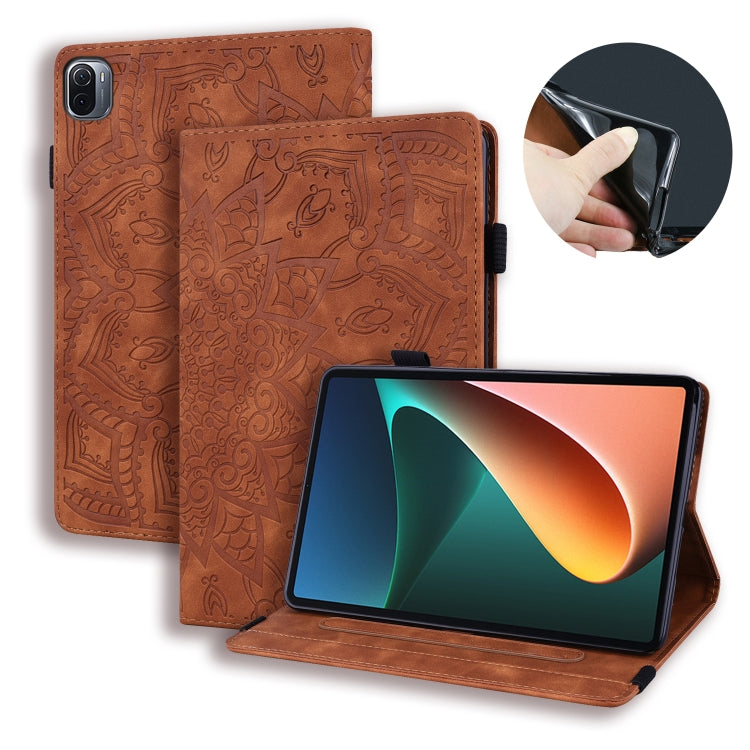 Calf Texture Embossed Flip Leather Tablet Case