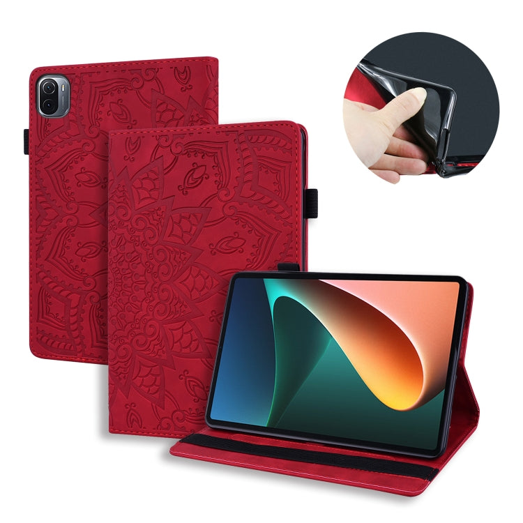 Calf Texture Embossed Flip Leather Tablet Case