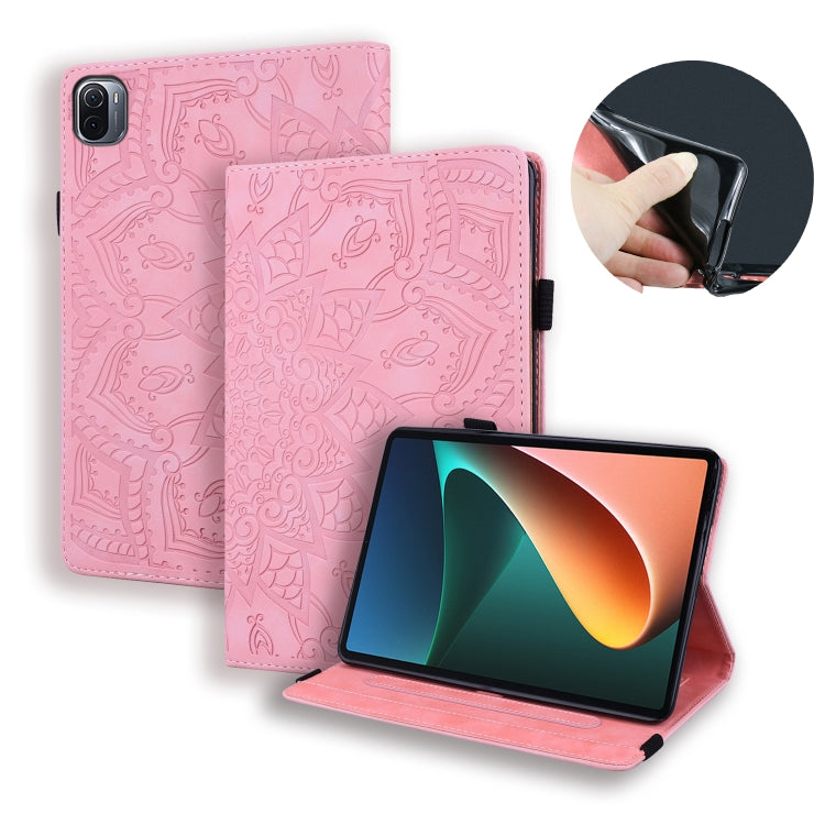 Calf Texture Embossed Flip Leather Tablet Case