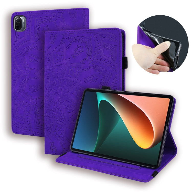 Calf Texture Embossed Flip Leather Tablet Case