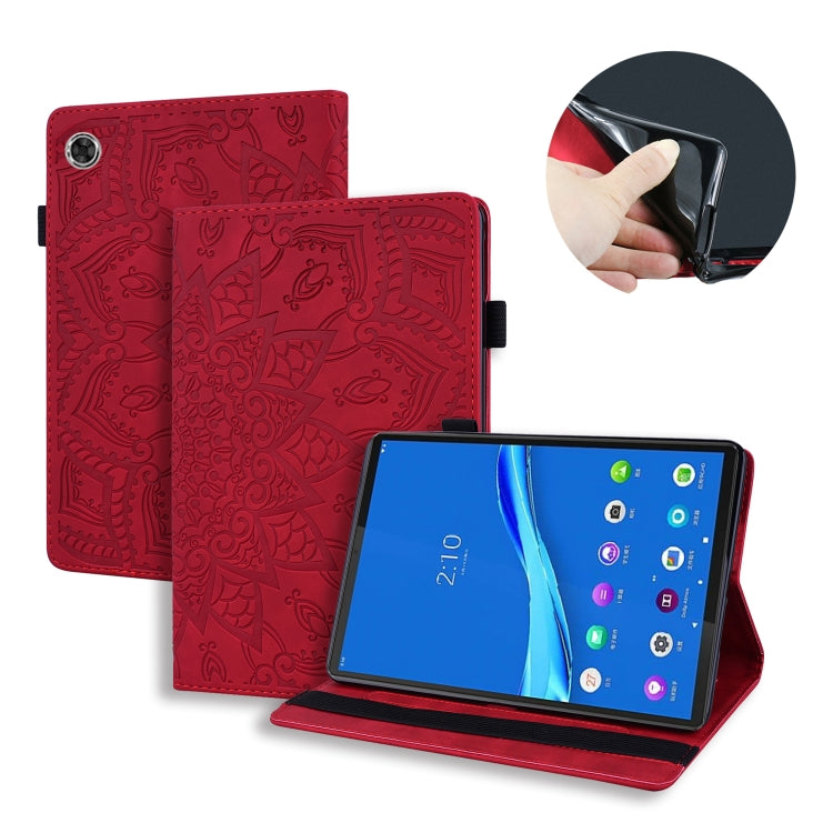 Calf Texture Embossed Flip Leather Tablet Case
