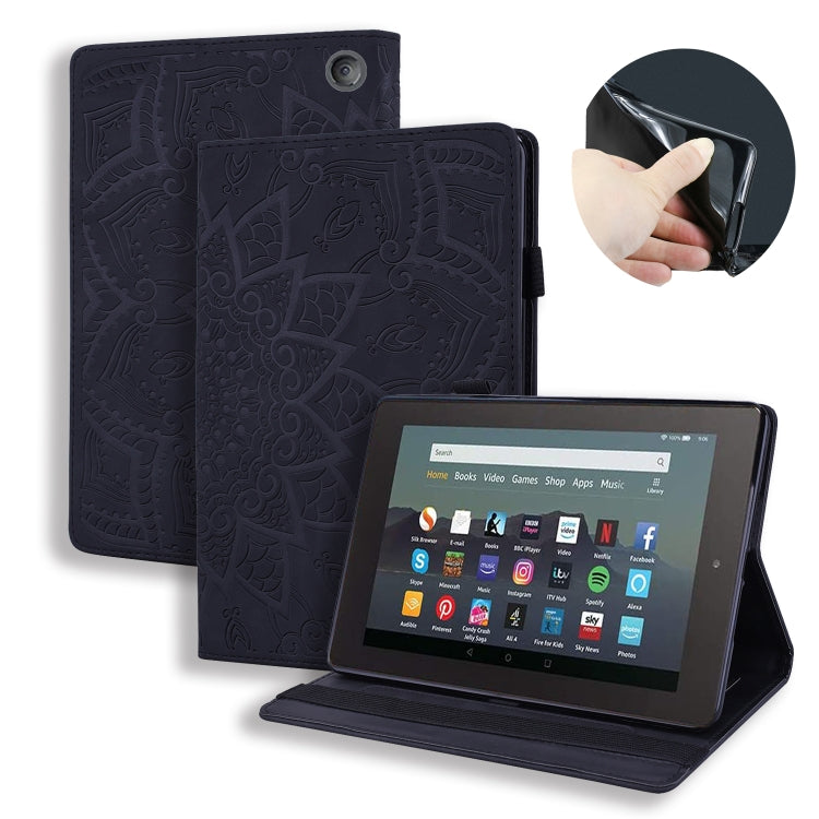 Calf Texture Embossed Flip Leather Tablet Case
