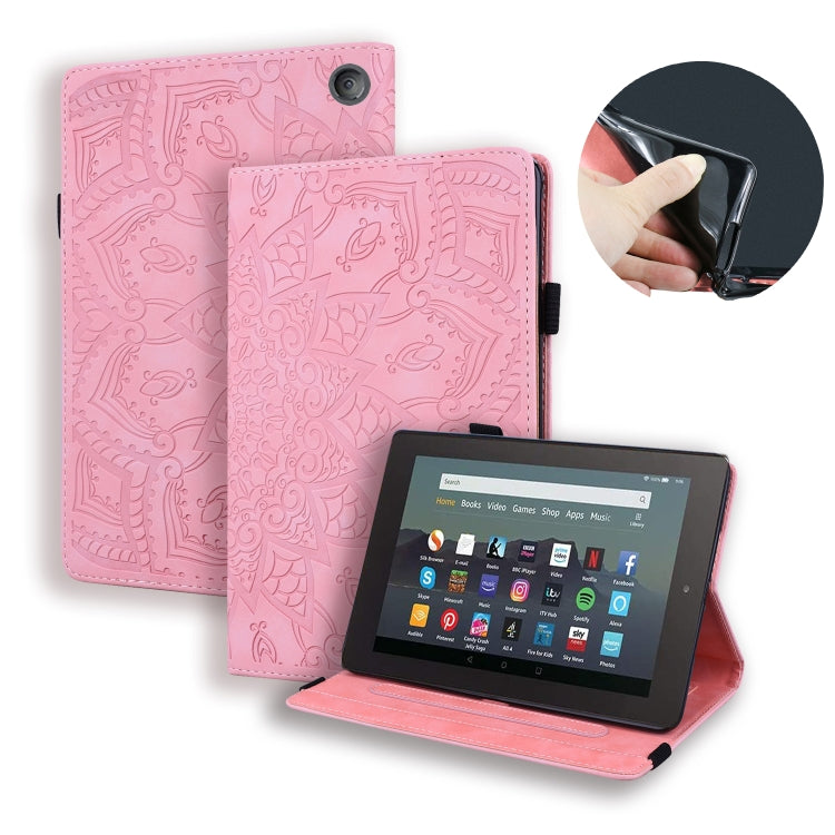 Calf Texture Embossed Flip Leather Tablet Case