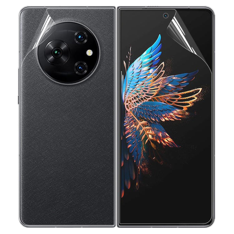 For Huawei Mate X5 / X3 Full Screen Protector Explosion-proof Front + Back Screen Hydrogel Film, For Tecno Phantom V Fold Front + Back Screen, For Huawei Mate X5 / X3 Front + Back