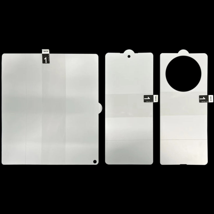 For Huawei Mate X5 / X3 Full Screen Protector Explosion-proof Big + Front + Back Screen Hydrogel Film, For Huawei Mate X5 / X3 Big + Front + Back