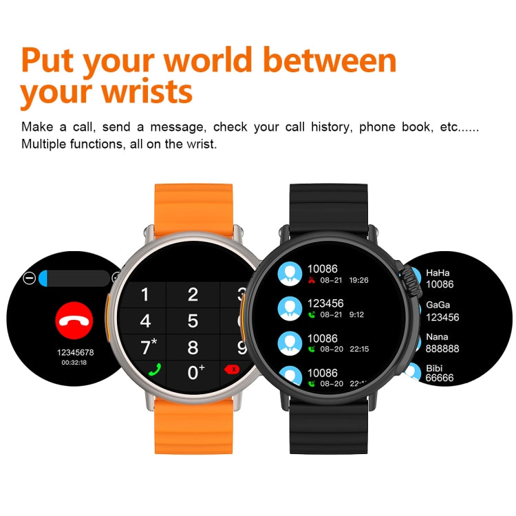 MT30 1.6 inch HD Screen TPU Strap Smart Watch Supports Voice Calls/Blood Oxygen Monitoring