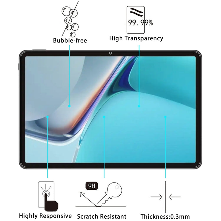 9H 2.5D Explosion-proof Tempered Tablet Glass Film, For Xiaomi Pad 6/6 Pro / Huawei MatePad 11 2023(1pc)
