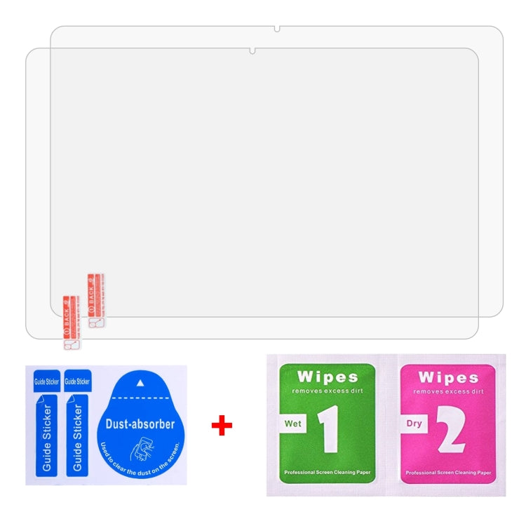 2pcs 9H 2.5D Explosion-proof Tempered Tablet Glass Film, For Xiaomi Pad 6/6 Pro / Huawei MatePad 11 2023(2pc)