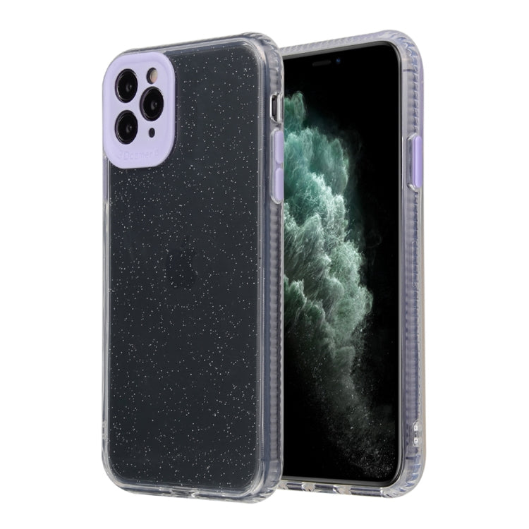 Fine Hole Series Anti-fall Transparent TPU + Acrylic Glitter Phone Protective Case, For iPhone 11, For iPhone 11 Pro, For iPhone 11 Pro Max
