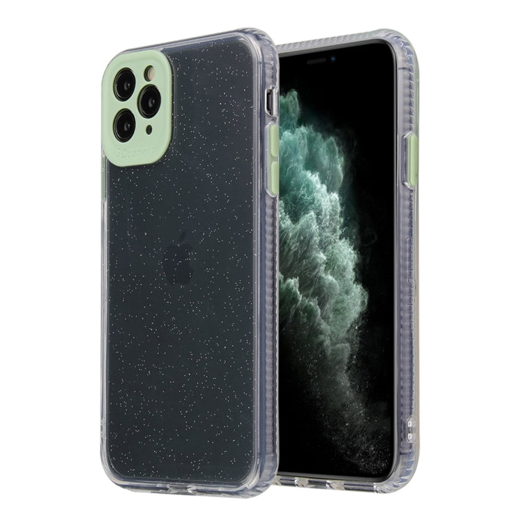 Fine Hole Series Anti-fall Transparent TPU + Acrylic Glitter Phone Protective Case, For iPhone 11, For iPhone 11 Pro, For iPhone 11 Pro Max