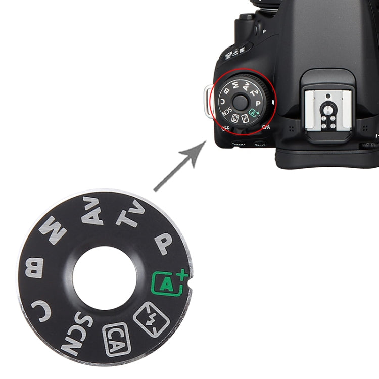 OEM Mode Dial Iron Pad, For Canon EOS 4D / EOS 70D, For Canon EOS 700D, For Canon EOS 5Ds / EOS 7D Mark II, For Canon EOS 7D / EOS 5D Mark II, For Nikon D750 / D7100 / D7200, For Canon EOS 80D, For Canon EOS 600D, For Canon EOS 90D���������������������...