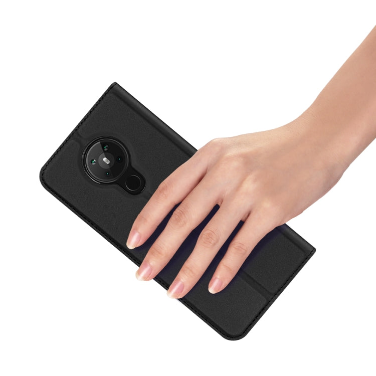 DUX DUCIS Skin Pro Series Horizontal Flip PU + TPU Leather Case, with Holder & Card Slots, For Nokia 5.3