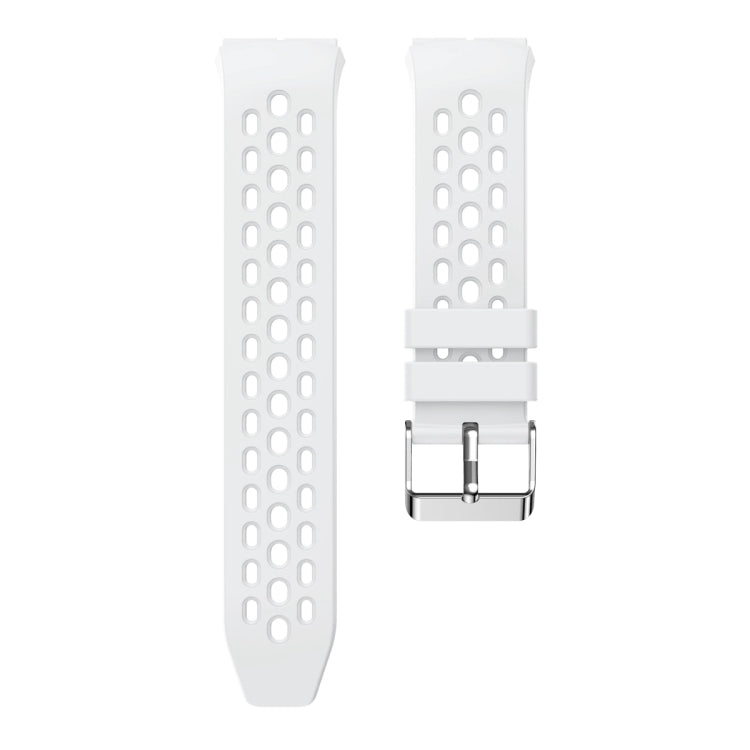 Solid Color Round Hole Silicone Watch Band