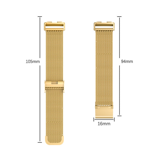 16mm Milan Stainless Steel Metal Mesh Watch Band