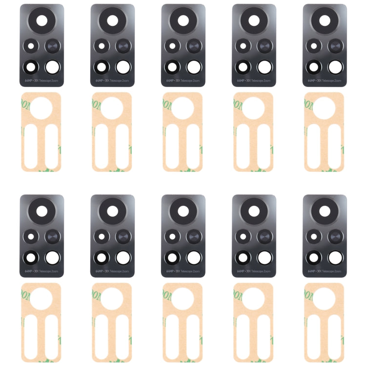 10pcs Back Camera Lens, For Xiaomi Redmi K50i, For Xiaomi Redmi Note 11T Pro, For Xiaomi Redmi Note 11T Pro+, For Xiaomi Poco X4 GT, For Infinix Note 11 Pro x697, For Tecno Camon 17 CG6, For Tecno Camon 19, For Tecno Camon 17 Pro CG8, For vivo Y16�����...