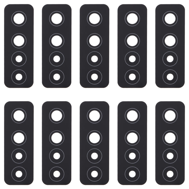 10pcs Back Camera Lens, For Xiaomi Redmi K50i, For Xiaomi Redmi Note 11T Pro, For Xiaomi Redmi Note 11T Pro+, For Xiaomi Poco X4 GT, For Infinix Note 11 Pro x697, For Tecno Camon 17 CG6, For Tecno Camon 19, For Tecno Camon 17 Pro CG8, For vivo Y16�����...
