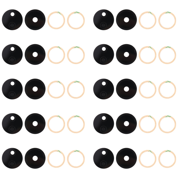 10pcs Back Camera Lens, For Xiaomi Redmi K50i, For Xiaomi Redmi Note 11T Pro, For Xiaomi Redmi Note 11T Pro+, For Xiaomi Poco X4 GT, For Infinix Note 11 Pro x697, For Tecno Camon 17 CG6, For Tecno Camon 19, For Tecno Camon 17 Pro CG8, For vivo Y16�����...