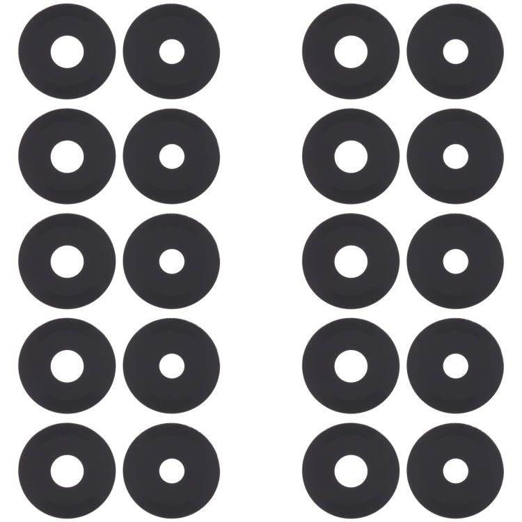 10pcs Back Camera Lens, For Xiaomi Redmi K50i, For Xiaomi Redmi Note 11T Pro, For Xiaomi Redmi Note 11T Pro+, For Xiaomi Poco X4 GT, For Infinix Note 11 Pro x697, For Tecno Camon 17 CG6, For Tecno Camon 19, For Tecno Camon 17 Pro CG8, For vivo Y16�����...
