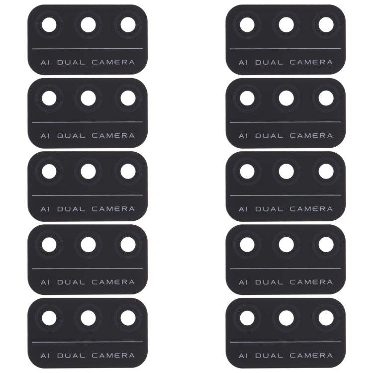 10pcs Back Camera Lens, For Xiaomi Redmi K50i, For Xiaomi Redmi Note 11T Pro, For Xiaomi Redmi Note 11T Pro+, For Xiaomi Poco X4 GT, For Infinix Note 11 Pro x697, For Tecno Camon 17 CG6, For Tecno Camon 19, For Tecno Camon 17 Pro CG8, For vivo Y16�����...