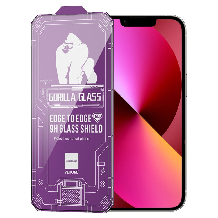 WK WTP-068 King Kong Vacha Corning 9D Curved HD Tempered Glass Film, For iPhone 14, For iPhone 14 Plus, For iPhone 14 Pro, For iPhone 14 Pro Max, For iPhone 13, For iPhone 13 Pro, For iPhone 13 Pro Max