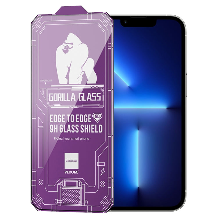 WK WTP-068 King Kong Vacha Corning 9D Curved HD Tempered Glass Film, For iPhone 14, For iPhone 14 Plus, For iPhone 14 Pro, For iPhone 14 Pro Max, For iPhone 13, For iPhone 13 Pro, For iPhone 13 Pro Max