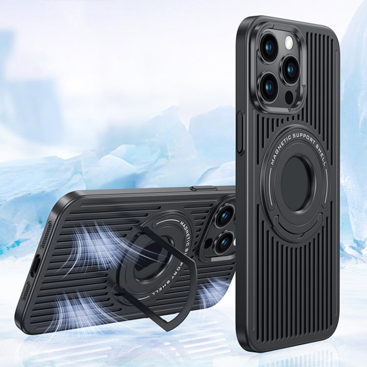 Cooling MagSafe Magnetic Ring Holder Phone Case, For iPhone 14, For iPhone 14 Pro, For iPhone 14 Pro Max, For iPhone 13, For iPhone 13 Pro, For iPhone 13 Pro Max, For iPhone 12, For iPhone 12 Pro, For iPhone 12 Pro Max