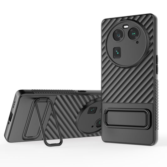 Wavy Texture TPU Phone Case with Lens Film
