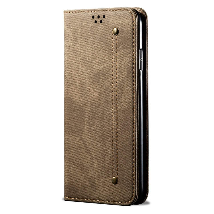 Denim Texture Casual Style Horizontal Flip Leather Case, For OPPO A98 5G