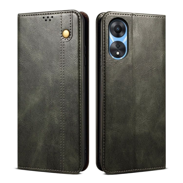 Oil Wax Crazy Horse Texture Leather Phone Case, For OPPO A98 5G, For OPPO A38 4G / A18 4G, For OPPO Reno8 T 5G / A1 Pro, For OPPO Find X7, For OPPO Reno10 Pro+ Global, For OPPO Find X7 Pro/Find X7 Ultra, For OPPO A58 4G, For OPPO A78 4G, For OPPO A79 5G