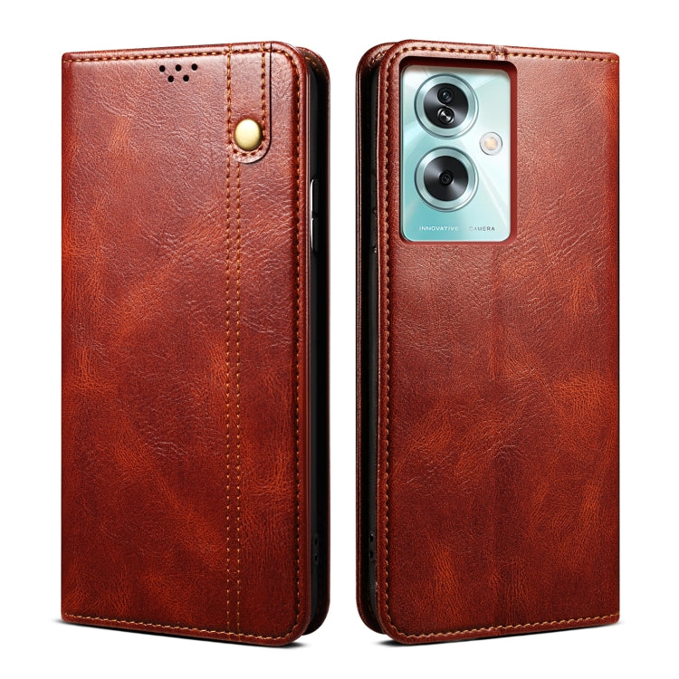 Oil Wax Crazy Horse Texture Leather Phone Case, For OPPO A98 5G, For OPPO A38 4G / A18 4G, For OPPO Reno8 T 5G / A1 Pro, For OPPO Find X7, For OPPO Reno10 Pro+ Global, For OPPO Find X7 Pro/Find X7 Ultra, For OPPO A58 4G, For OPPO A78 4G, For OPPO A79 5G