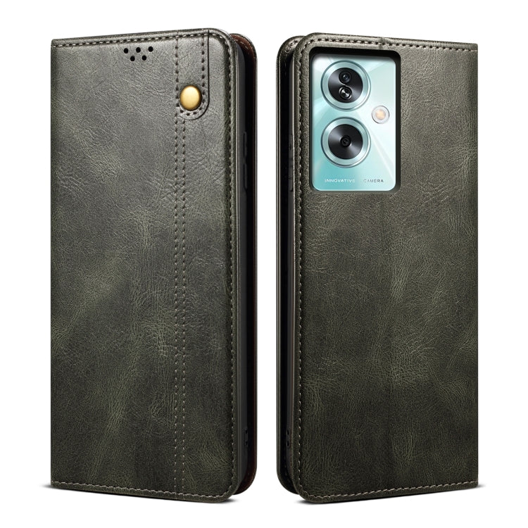 Oil Wax Crazy Horse Texture Leather Phone Case, For OPPO A98 5G, For OPPO A38 4G / A18 4G, For OPPO Reno8 T 5G / A1 Pro, For OPPO Find X7, For OPPO Reno10 Pro+ Global, For OPPO Find X7 Pro/Find X7 Ultra, For OPPO A58 4G, For OPPO A78 4G, For OPPO A79 5G