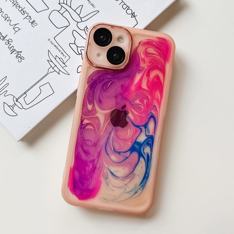 Oil Painting Electroplating TPU Phone Case, For iPhone 14, For iPhone 14 Pro, For iPhone 14 Plus, For iPhone 14 Pro Max, For iPhone 13, For iPhone 13 Pro, For iPhone 13 Pro Max, For iPhone 12, For iPhone 12 Pro, For iPhone 12 Pro Max, For iPhone 11 Pro...